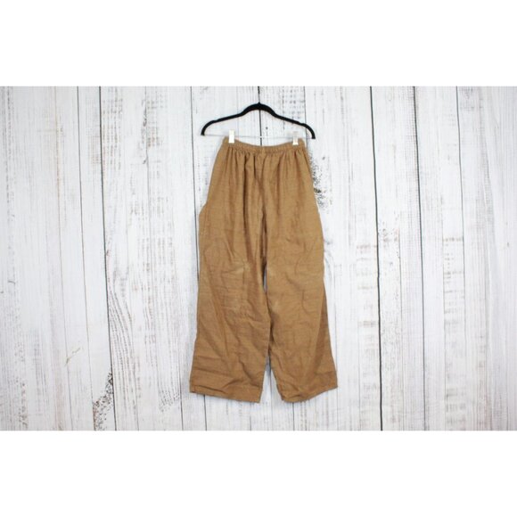 Thaluta Brown Harem Loose Yoga Travel Lounge Boho Pants Size Medium - Picture 6 of 9